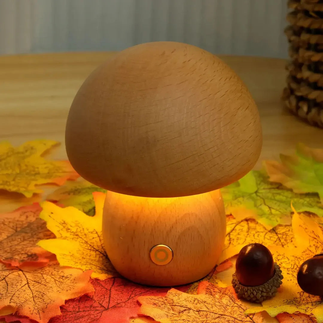 Lampka Nocna LED – Kształt Grzyba Ściemniana – widok produktu 10 | Nuvira Home