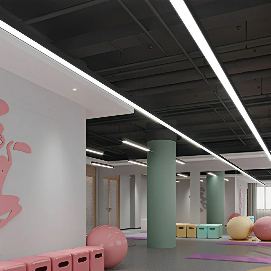 Liniowa biurowa lampa wisząca LED – widok produktu 2 | Nuvira Home