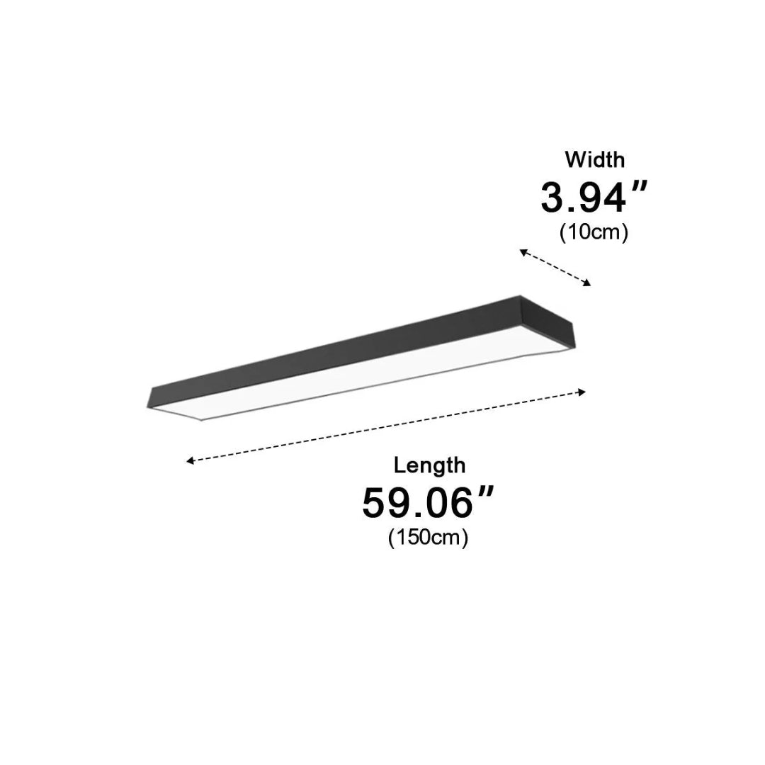 Liniowa biurowa lampa wisząca LED – widok produktu 3 | Nuvira Home