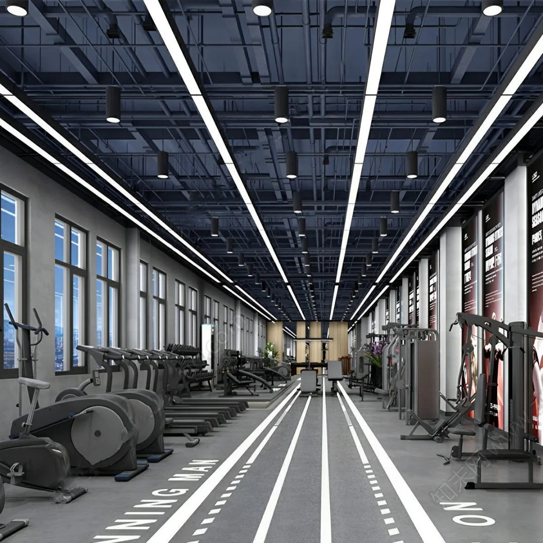 Liniowa biurowa lampa wisząca LED – widok produktu 4 | Nuvira Home