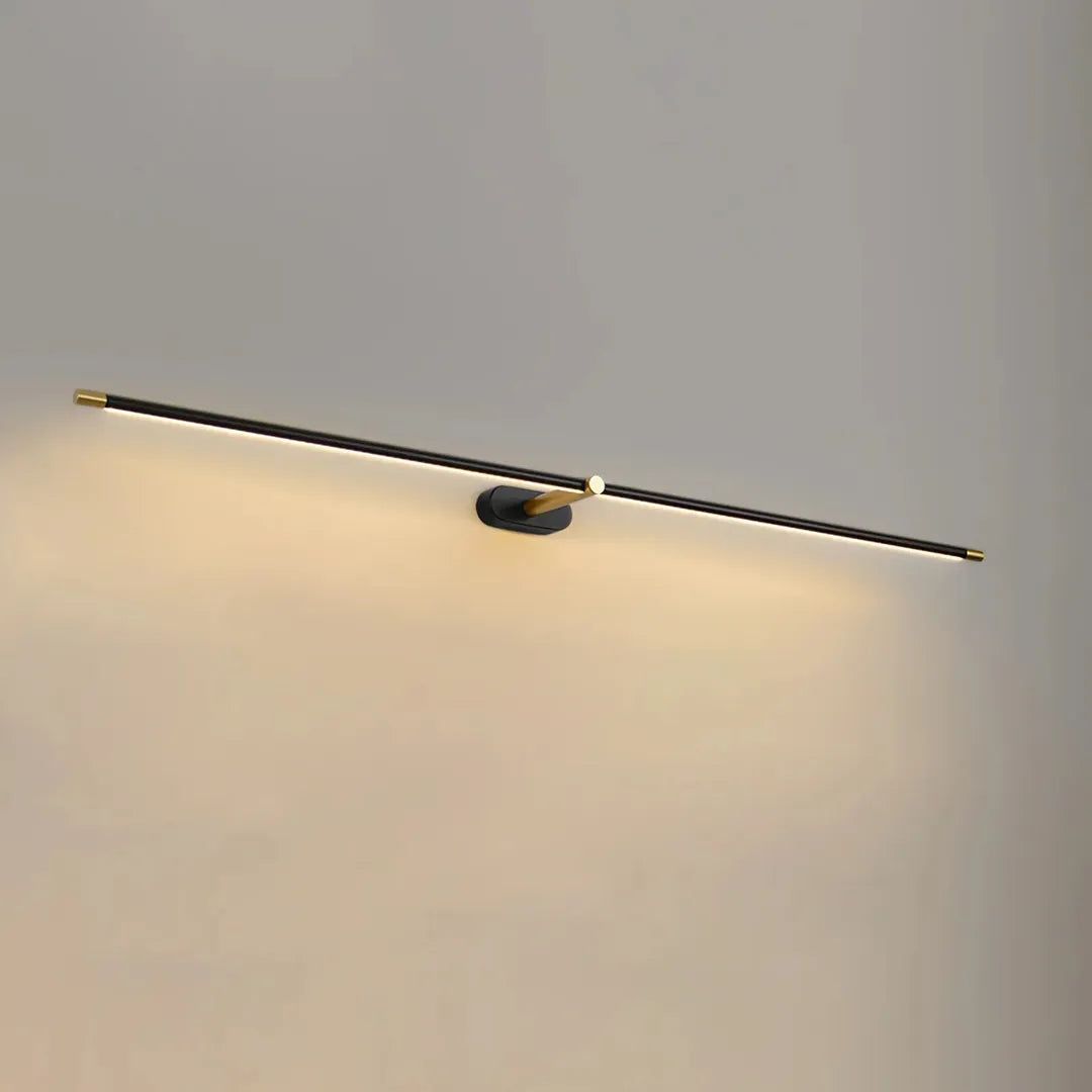 Liniowa Metalowa Lampa Ścienna LED Do Łazienki – widok produktu 6 | Nuvira Home