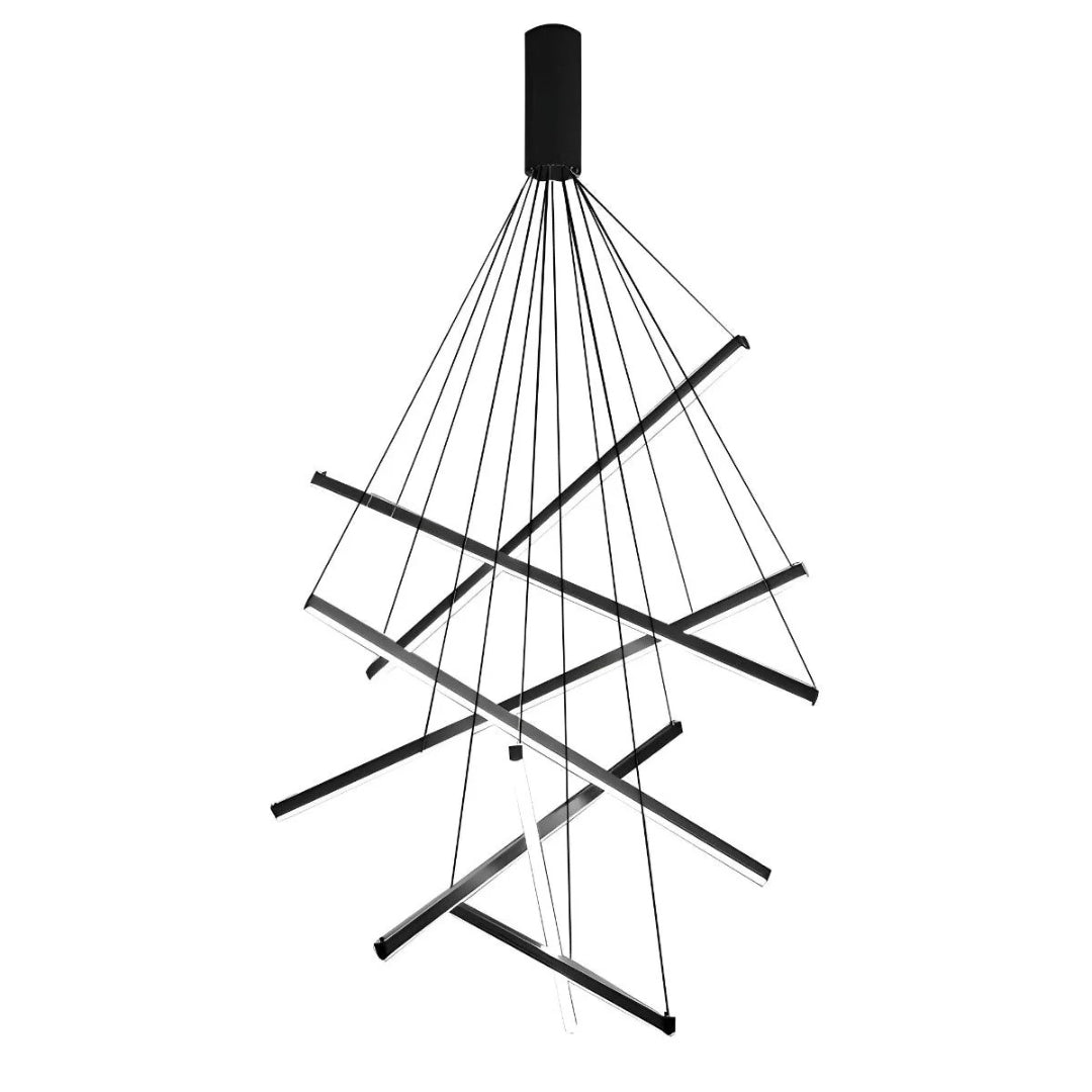 Liniowy nowoczesny żyrandol LED – widok produktu 15 | Nuvira Home