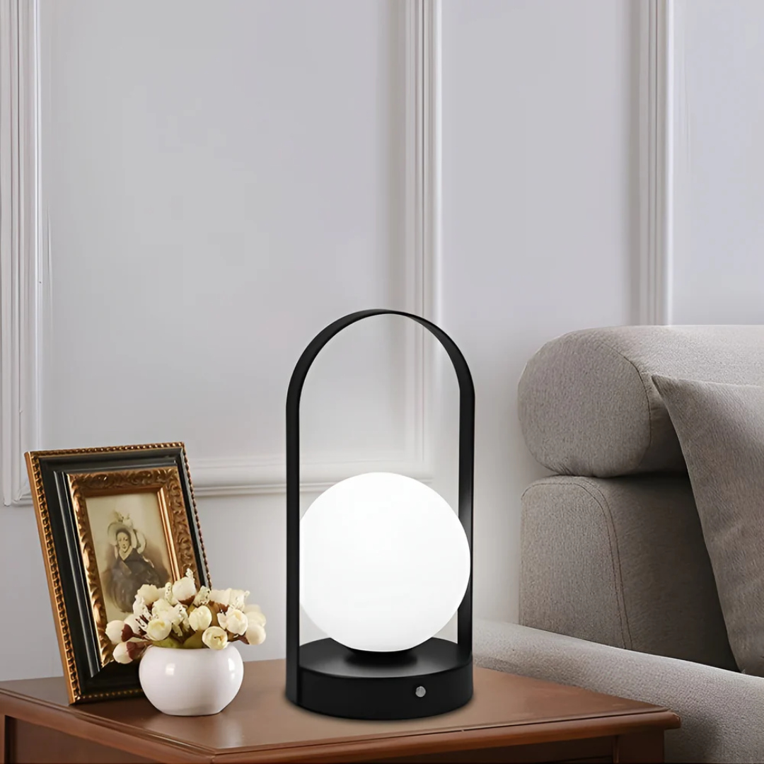 Luksusowa Bezprzewodowa Lampa Stołowa – Ładowalna Lampa LED – widok produktu 5 | Nuvira Home