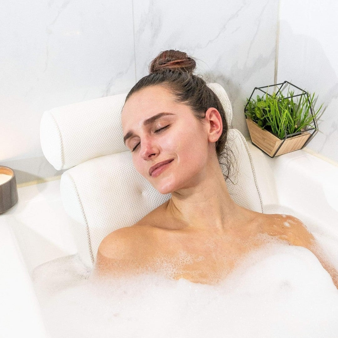 Luksusowa Poduszka Do Wanny – Plusz – widok produktu 3 | Nuvira Home