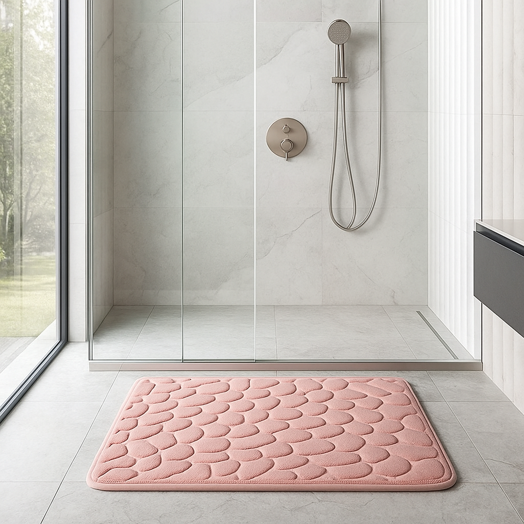 Mata Casa Z Pluszu Wzór Kamieni – Można Prać W Pralce – widok produktu 1 | Nuvira Home