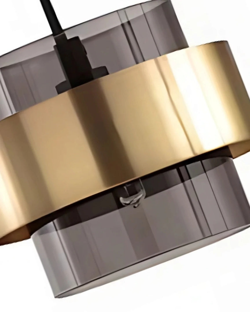 Metalowa lampa wisząca z kloszem szklanym – widok produktu 14 | Nuvira Home
