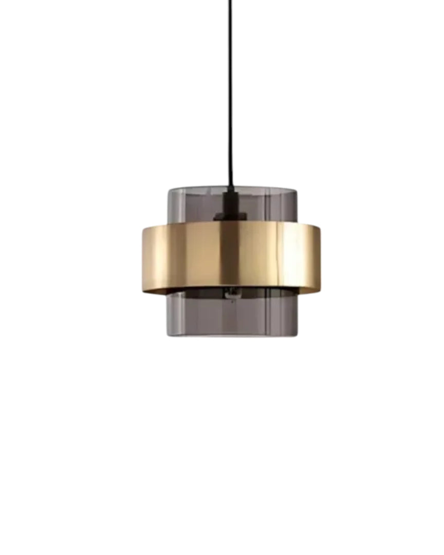 Metalowa lampa wisząca z kloszem szklanym – widok produktu 15 | Nuvira Home