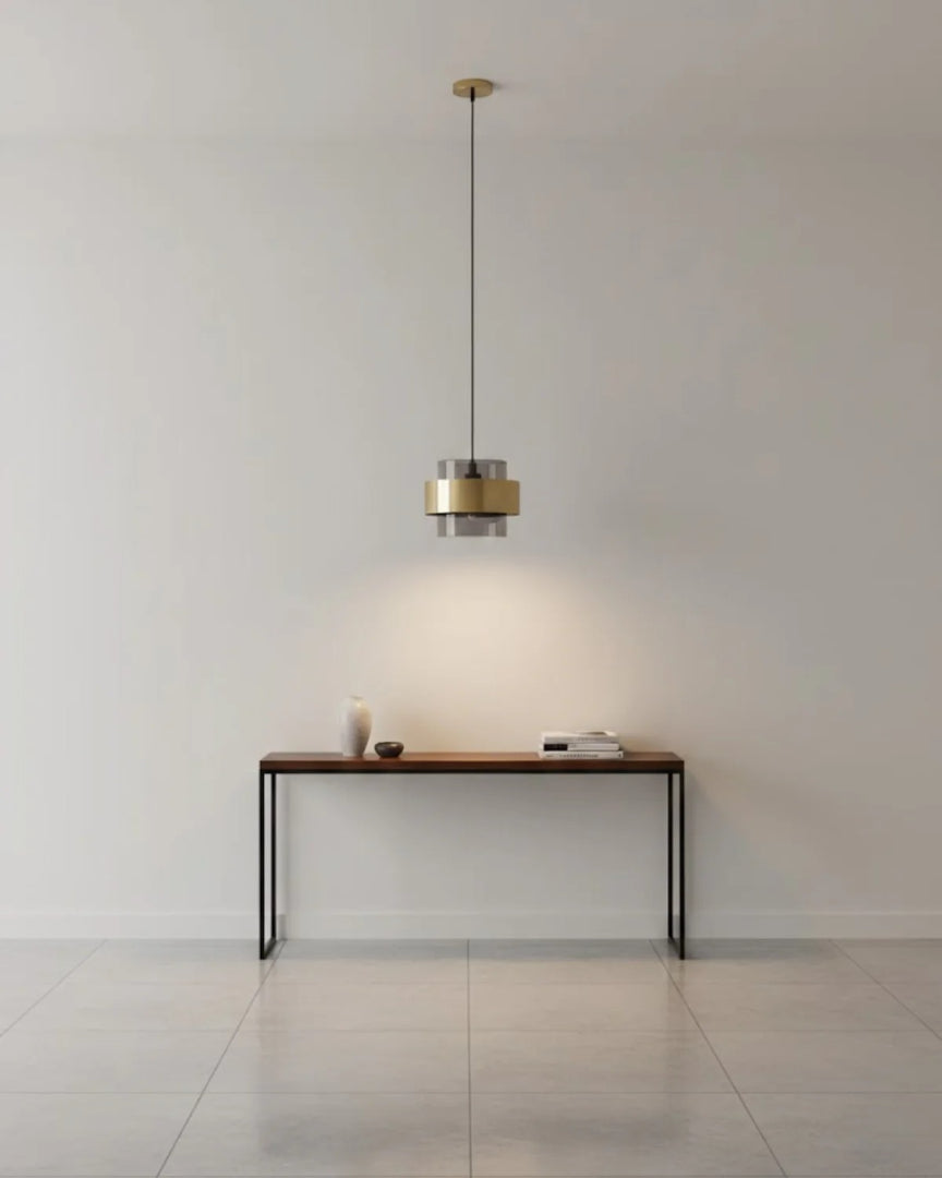 Metalowa lampa wisząca z kloszem szklanym – widok produktu 21 | Nuvira Home