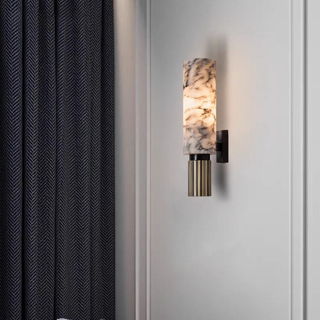 Miedziano-Kamienna Lampa Ścienna – widok produktu 4 | Nuvira Home