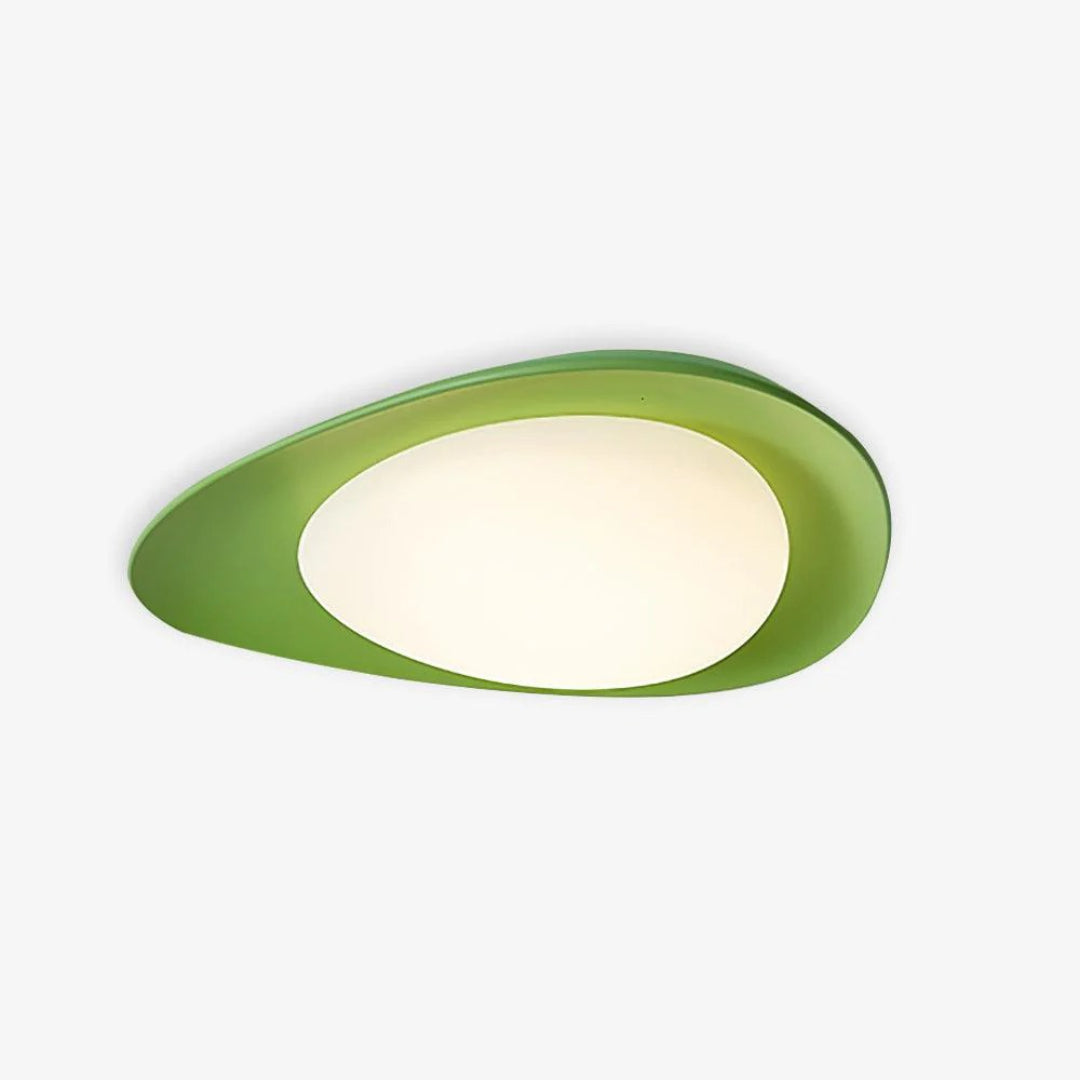 Minimalistyczna lampa sufitowa z motywem liścia – widok produktu 3 | Nuvira Home