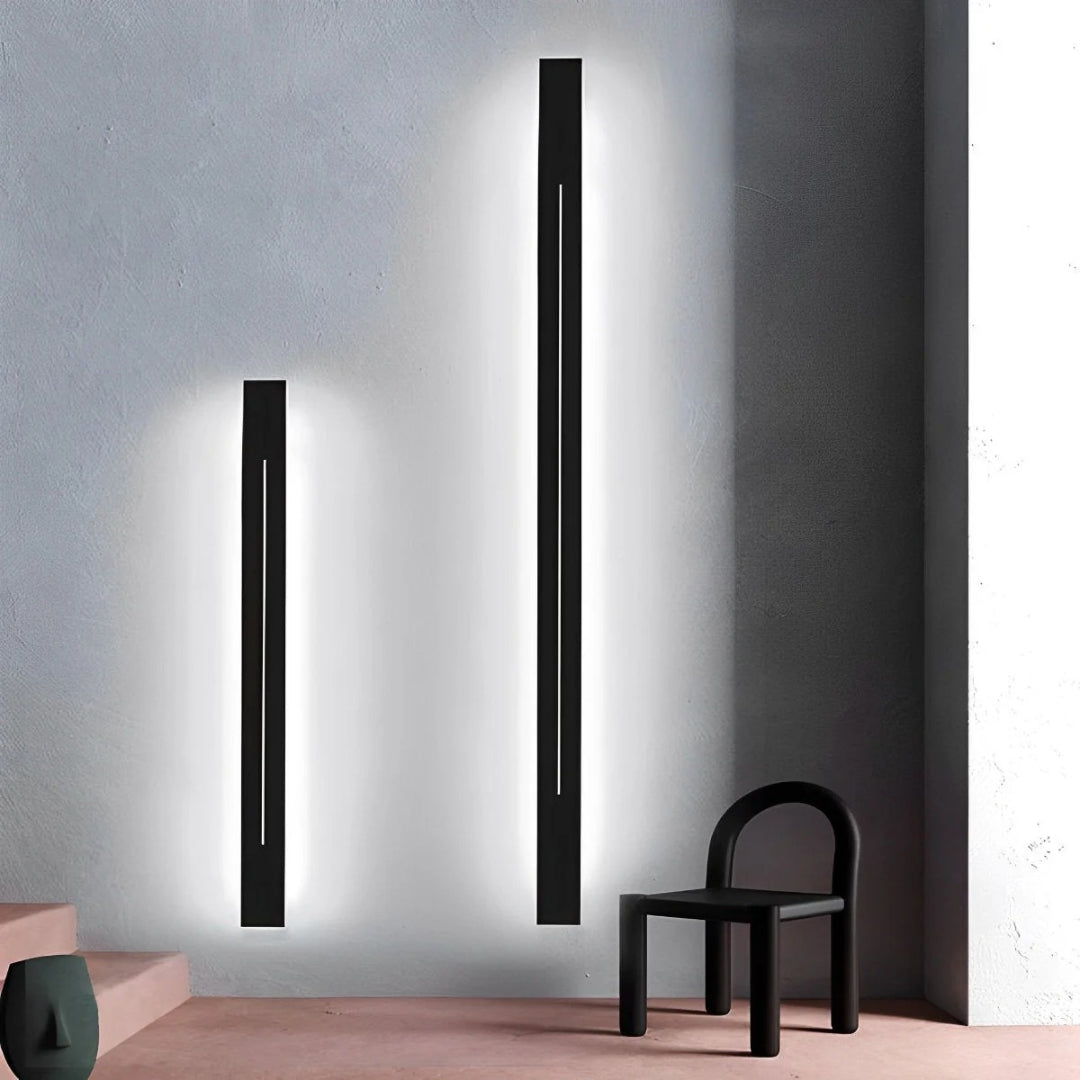 Minimalistyczna liniowa lampa ścienna LED – widok produktu 4 | Nuvira Home