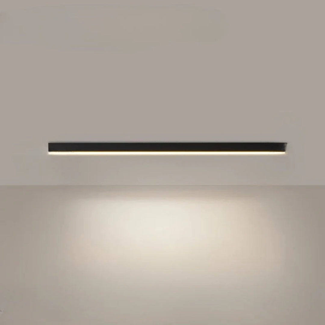 Minimalistyczna liniowa lampa sufitowa LED – widok produktu 12 | Nuvira Home