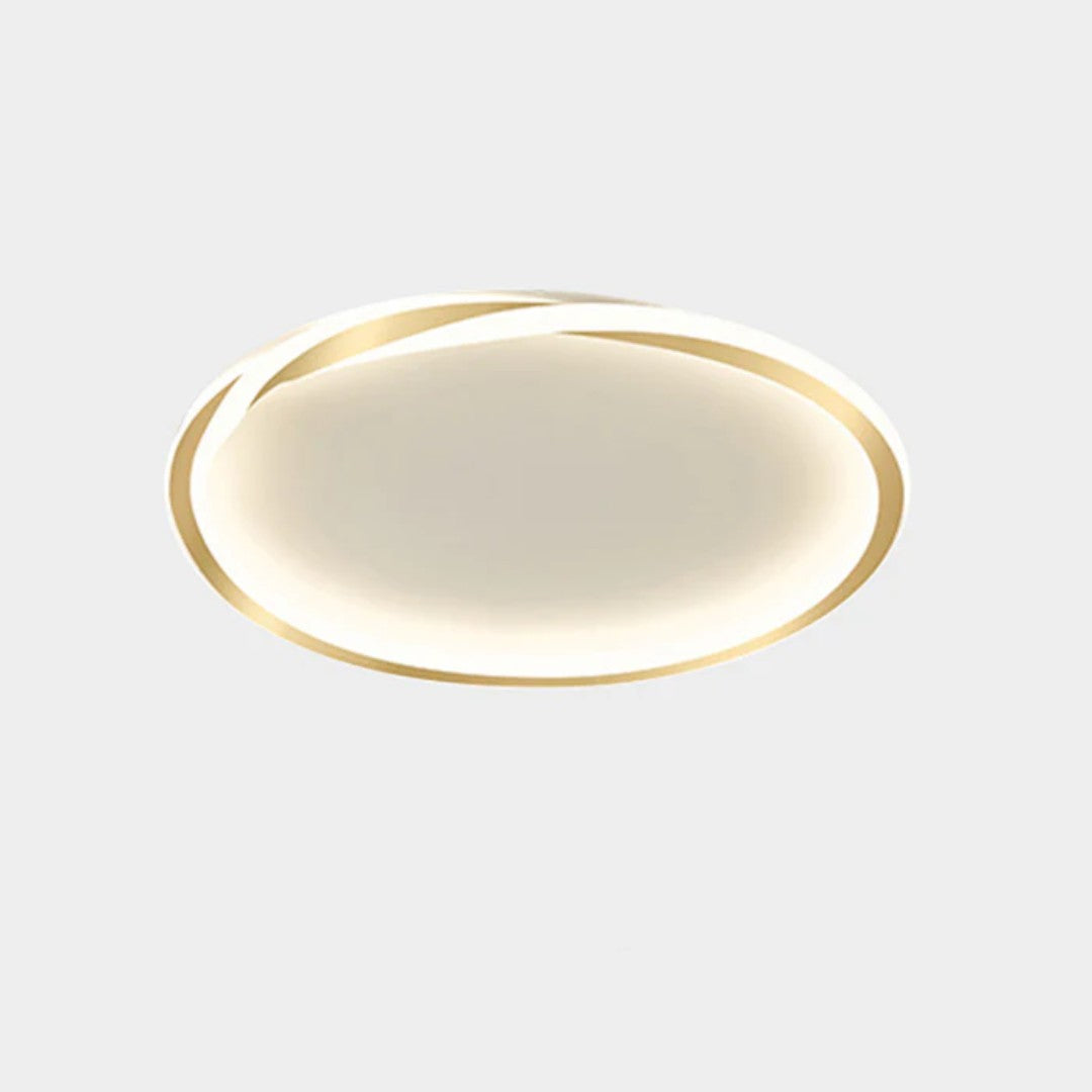 Minimalistyczna Okrągła Lampa Sufitowa LED do Sypialni – widok produktu 8 | Nuvira Home