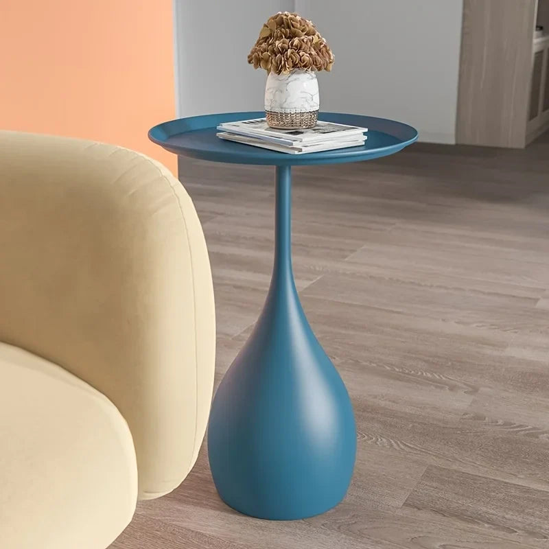 Mobilny Okrągły Stolik Pomocniczy na Kółkach – widok produktu 3 | Nuvira Home