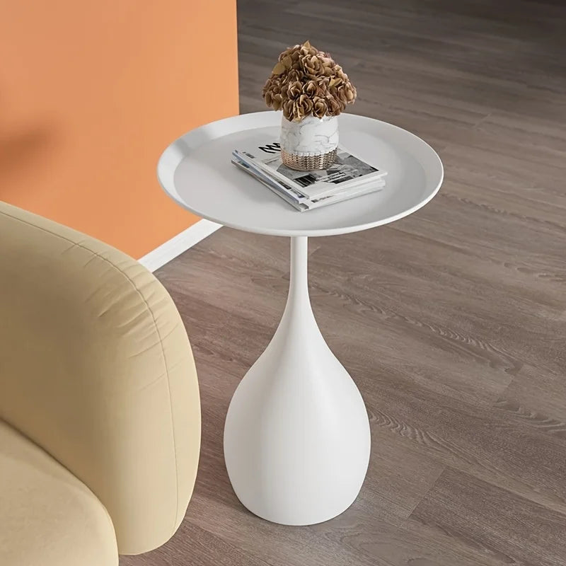 Mobilny Okrągły Stolik Pomocniczy na Kółkach – widok produktu 4 | Nuvira Home