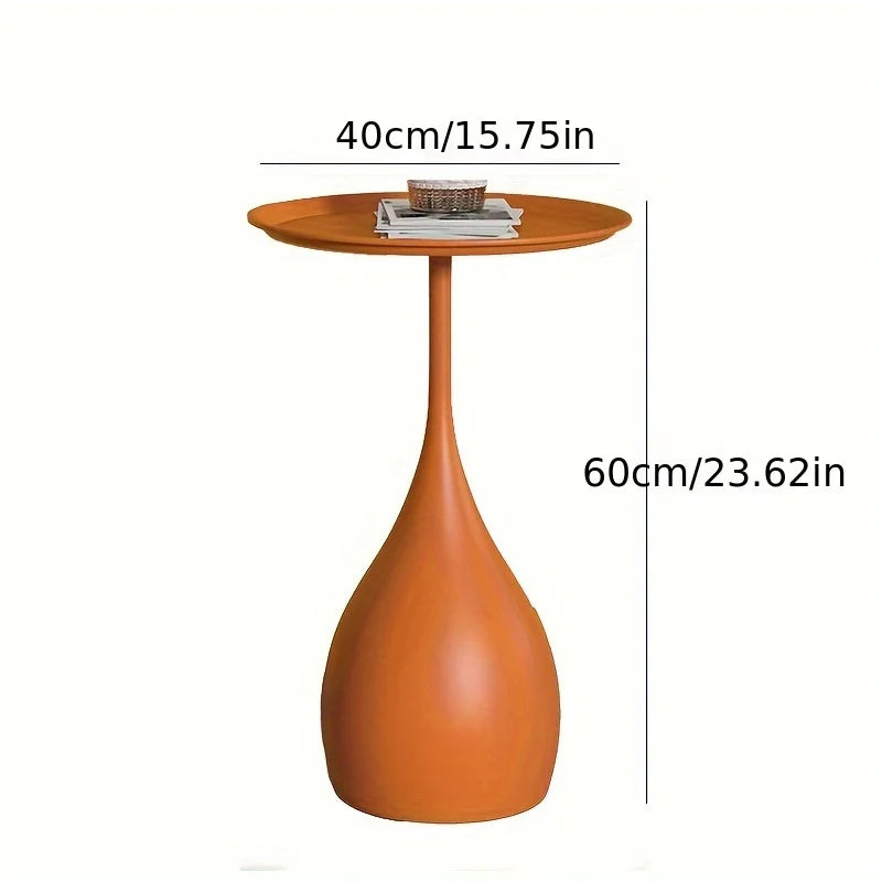 Mobilny Okrągły Stolik Pomocniczy na Kółkach – widok produktu 6 | Nuvira Home