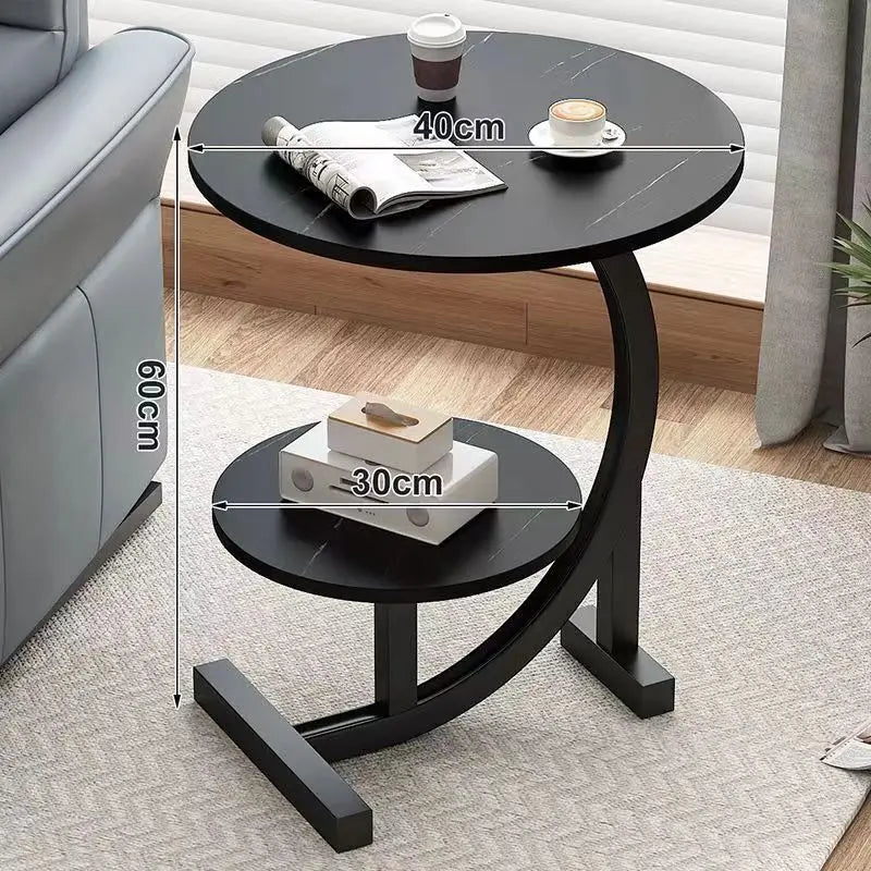Mobilny Stolik Pomocniczy Dwupoziomowy na Kółkach – widok produktu 1 | Nuvira Home