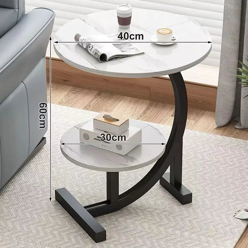 Mobilny Stolik Pomocniczy Dwupoziomowy na Kółkach – widok produktu 6 | Nuvira Home
