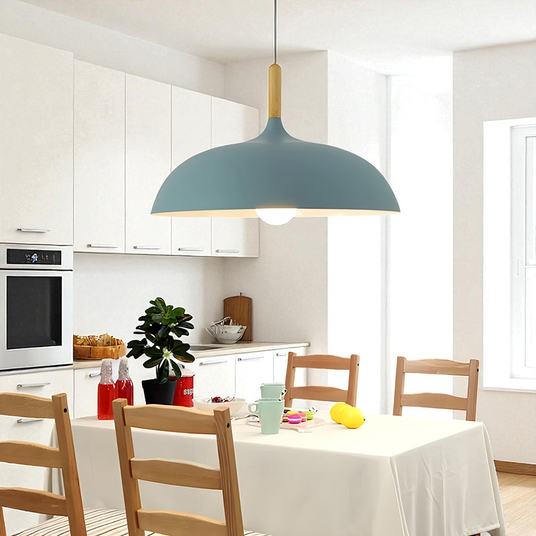 Nordycka Lampa Sufitowa Dębowa – Drewniana – widok produktu 7 | Nuvira Home
