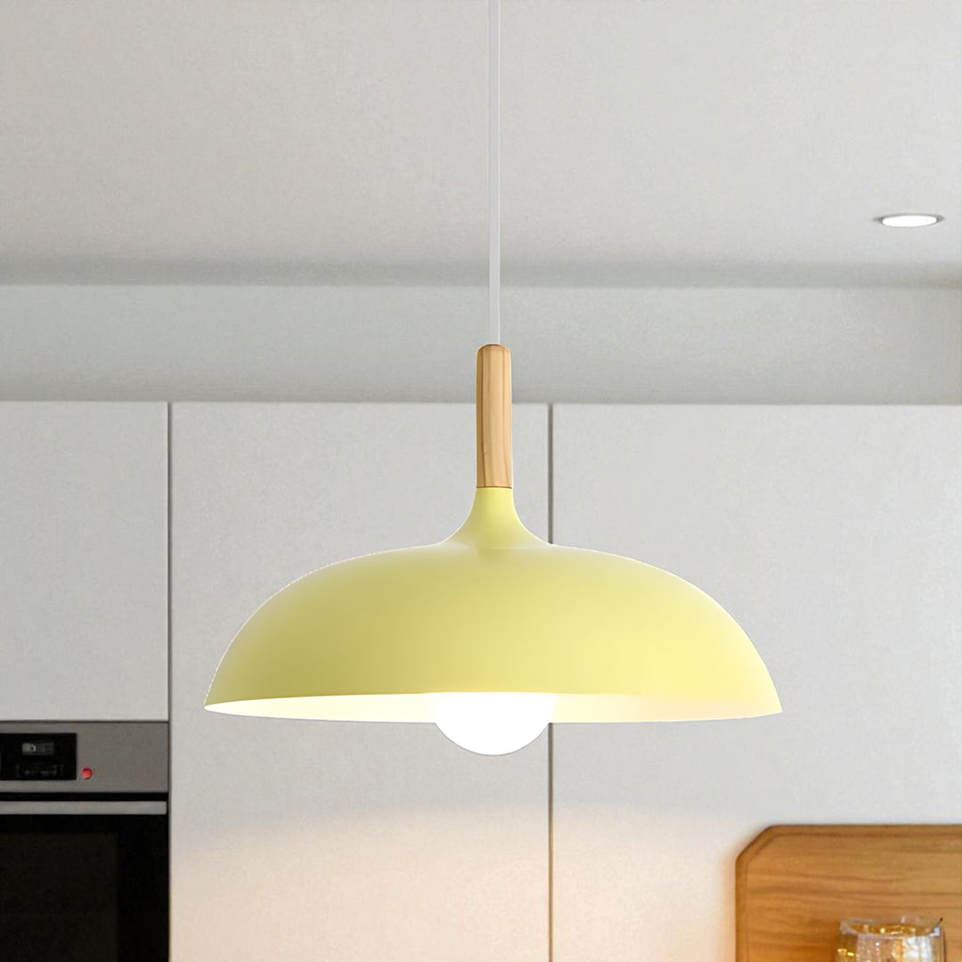 Nordycka Lampa Sufitowa Dębowa – Drewniana – widok produktu 8 | Nuvira Home