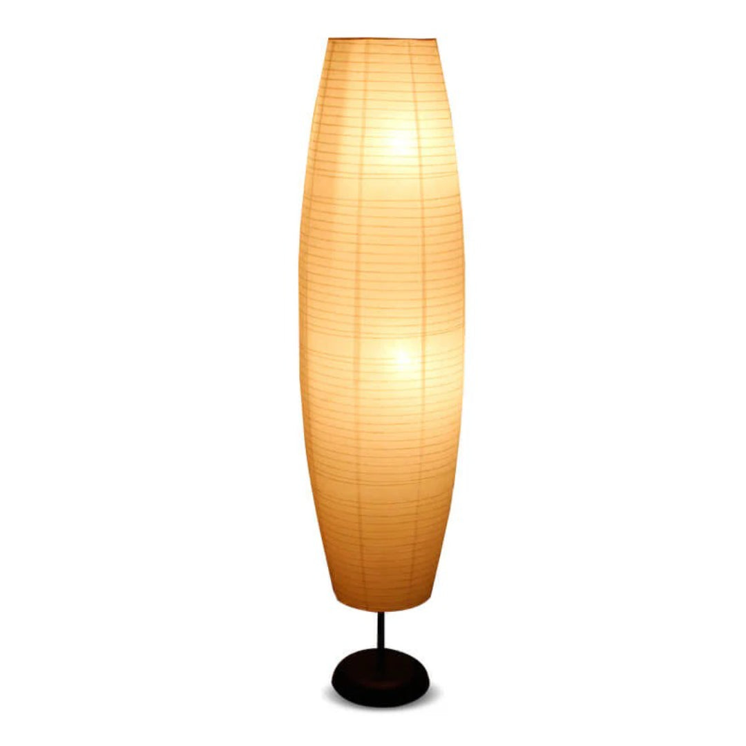 Nordycka papierowa kolumnowa lampa podłogowa – widok produktu 8 | Nuvira Home