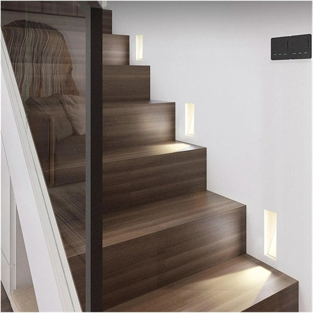 Nordycka wpuszczana lampa schodowa LED – widok produktu 1 | Nuvira Home
