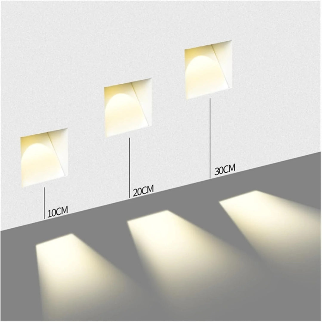 Nordycka wpuszczana lampa schodowa LED – widok produktu 8 | Nuvira Home