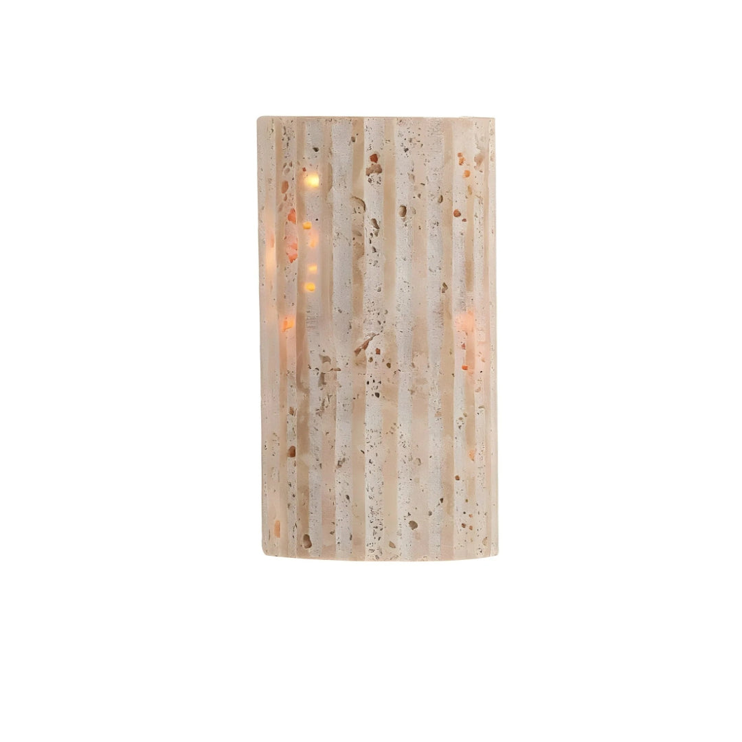 Nowoczesna kamienna lampa ścienna LED – widok produktu 6 | Nuvira Home