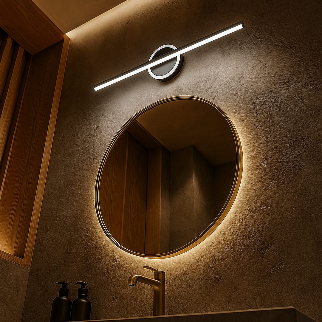Nowoczesna Lampa Ścienna LED – Okrągła I Kwadratowa – widok produktu 6 | Nuvira Home