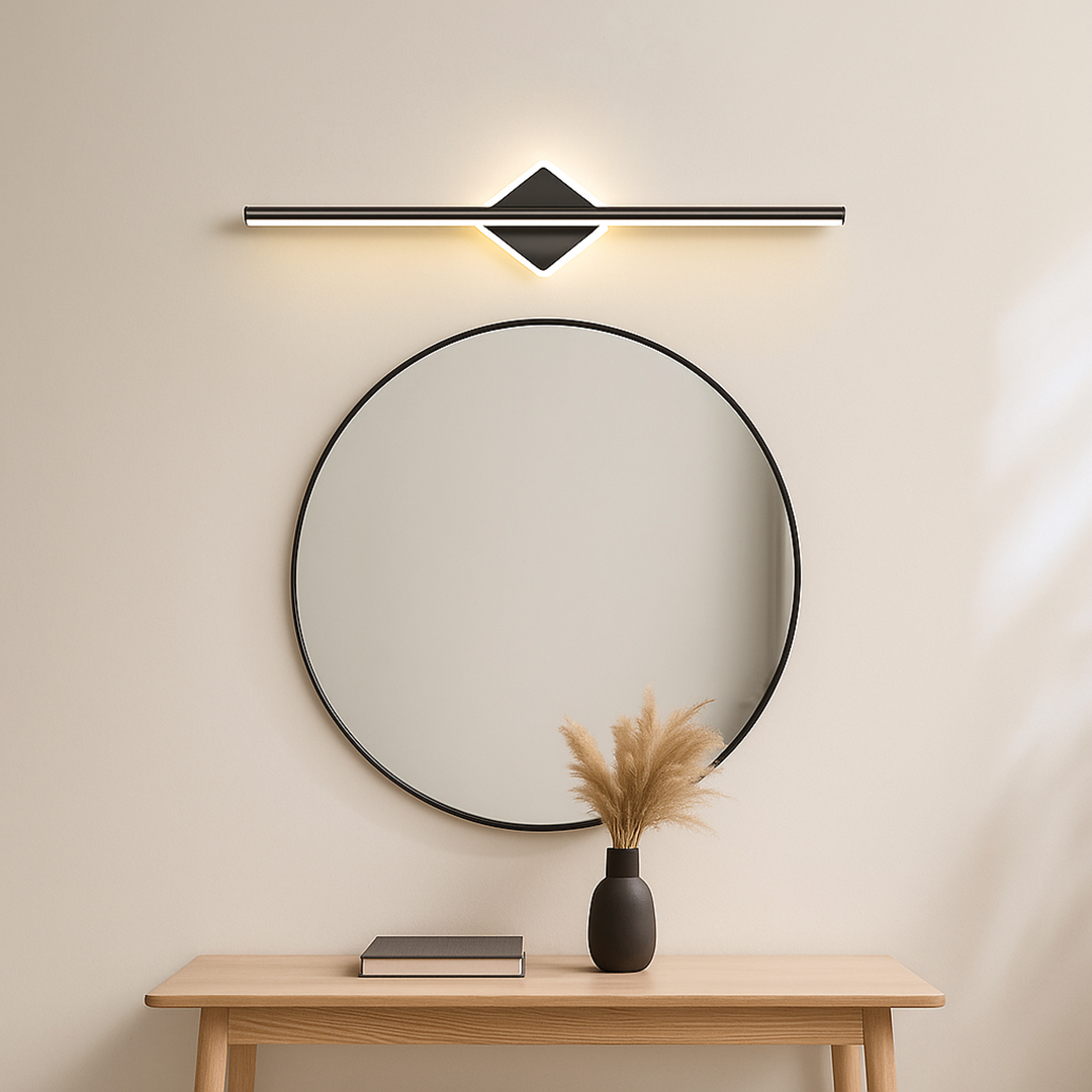 Nowoczesna Lampa Ścienna LED – Okrągła I Kwadratowa – widok produktu 8 | Nuvira Home