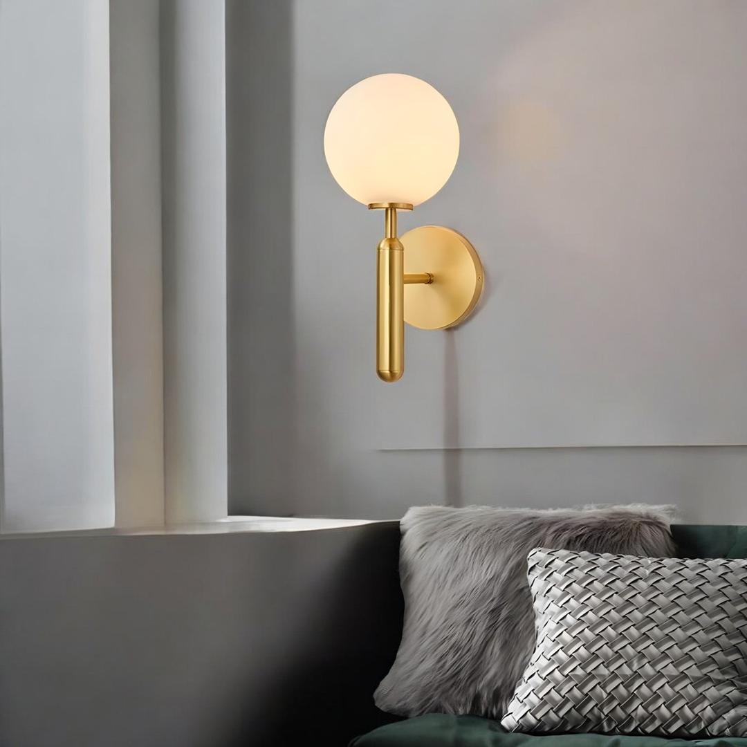 Nowoczesna Lampa Ścienna LED – Okrągła – widok produktu 3 | Nuvira Home