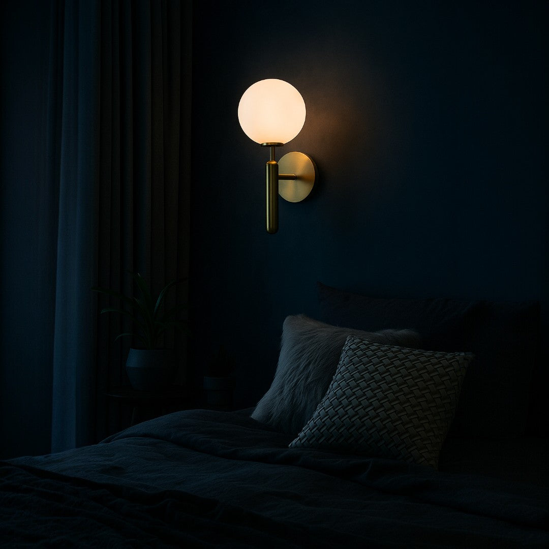Nowoczesna Lampa Ścienna LED – Okrągła – widok produktu 8 | Nuvira Home