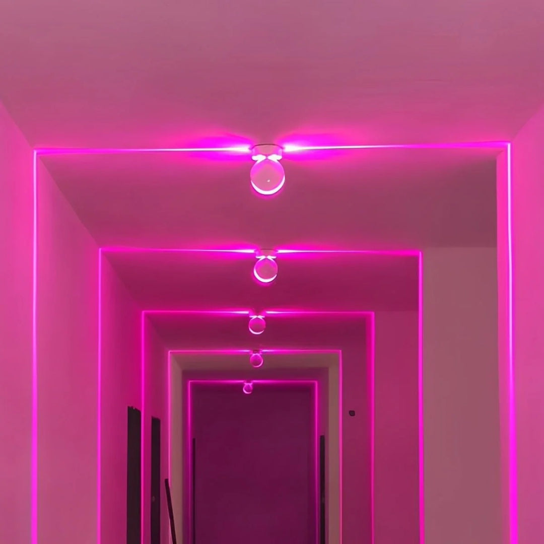 Nowoczesna lampa ścienna LED typu beam – widok produktu 5 | Nuvira Home