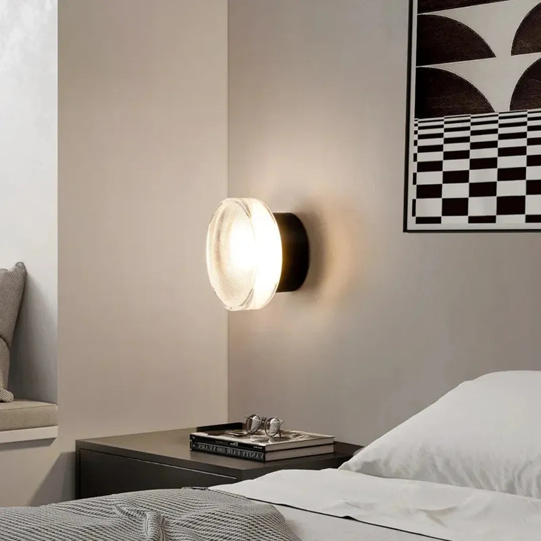 Nowoczesna Lampa Ścienna – Okrągła – widok produktu 3 | Nuvira Home