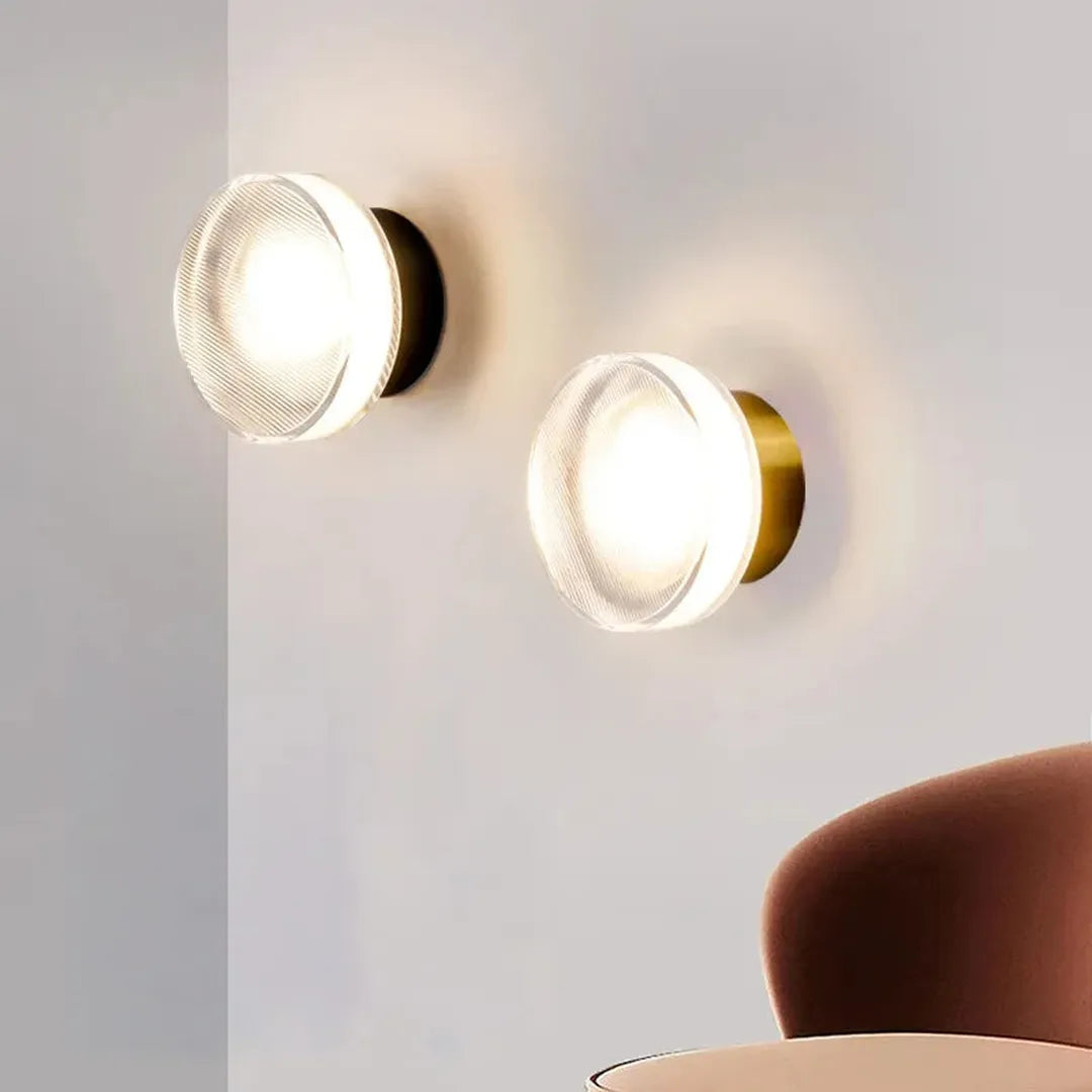 Nowoczesna Lampa Ścienna – Okrągła – widok produktu 4 | Nuvira Home