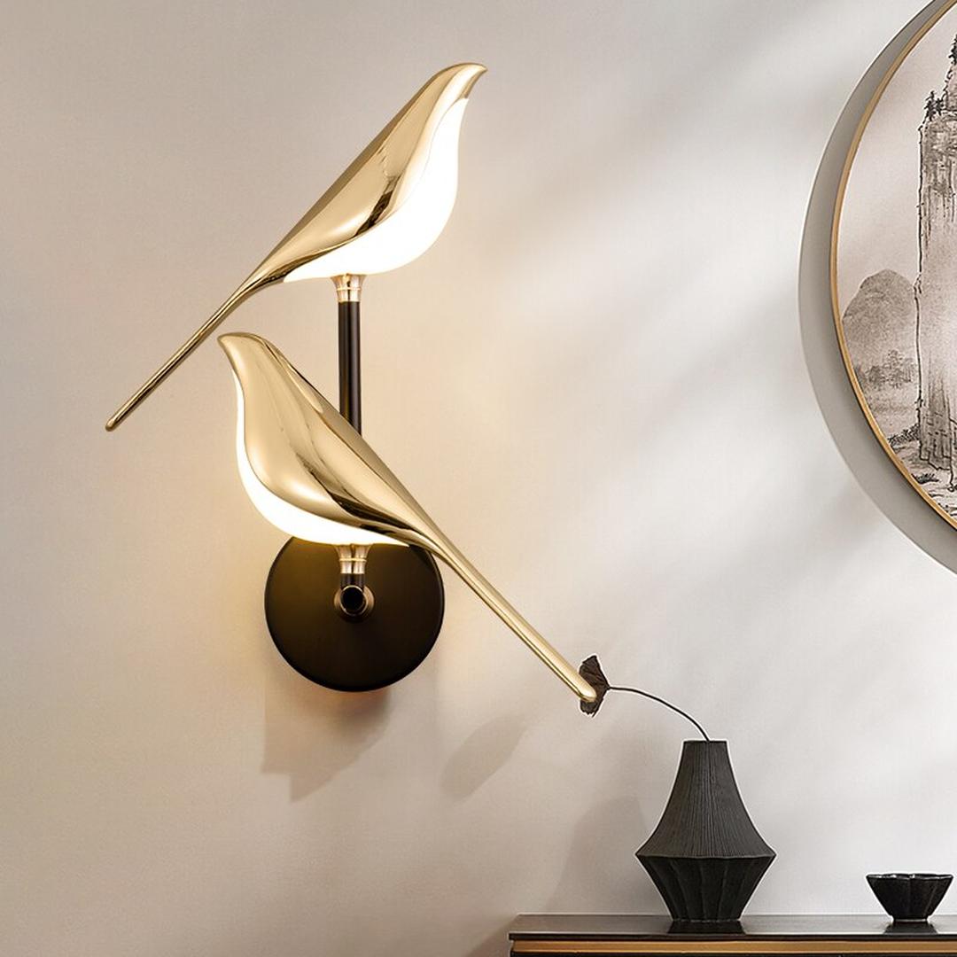 Nowoczesna Lampa Ścienna – Ptak Led – widok produktu 2 | Nuvira Home
