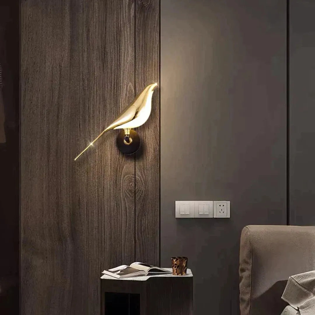 Nowoczesna Lampa Ścienna – Ptak Led – widok produktu 6 | Nuvira Home