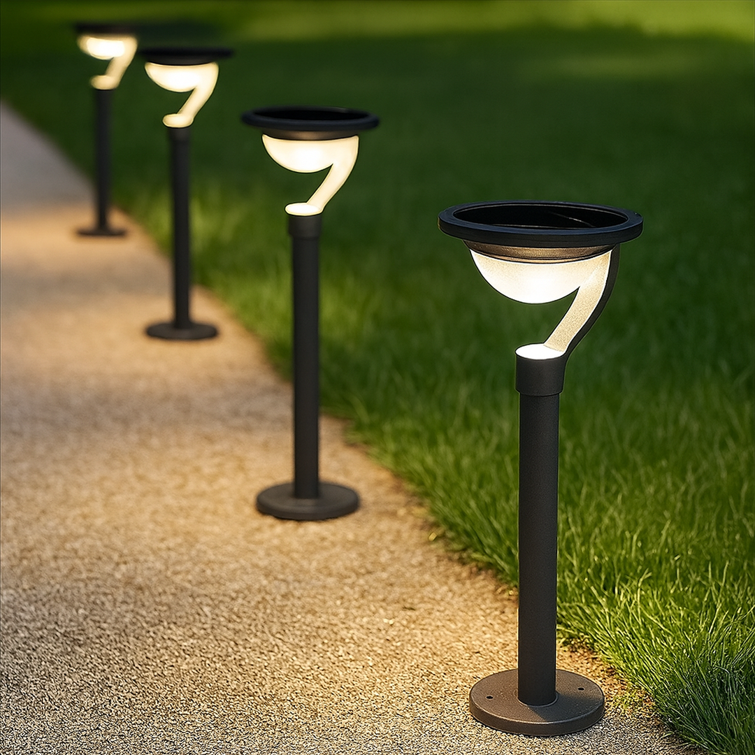 Nowoczesna Lampa Solarna – Do Użytku Zewnętrznego – widok produktu 1 | Nuvira Home