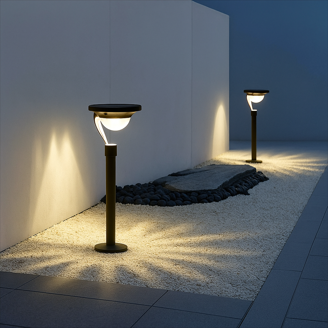Nowoczesna Lampa Solarna – Do Użytku Zewnętrznego – widok produktu 4 | Nuvira Home