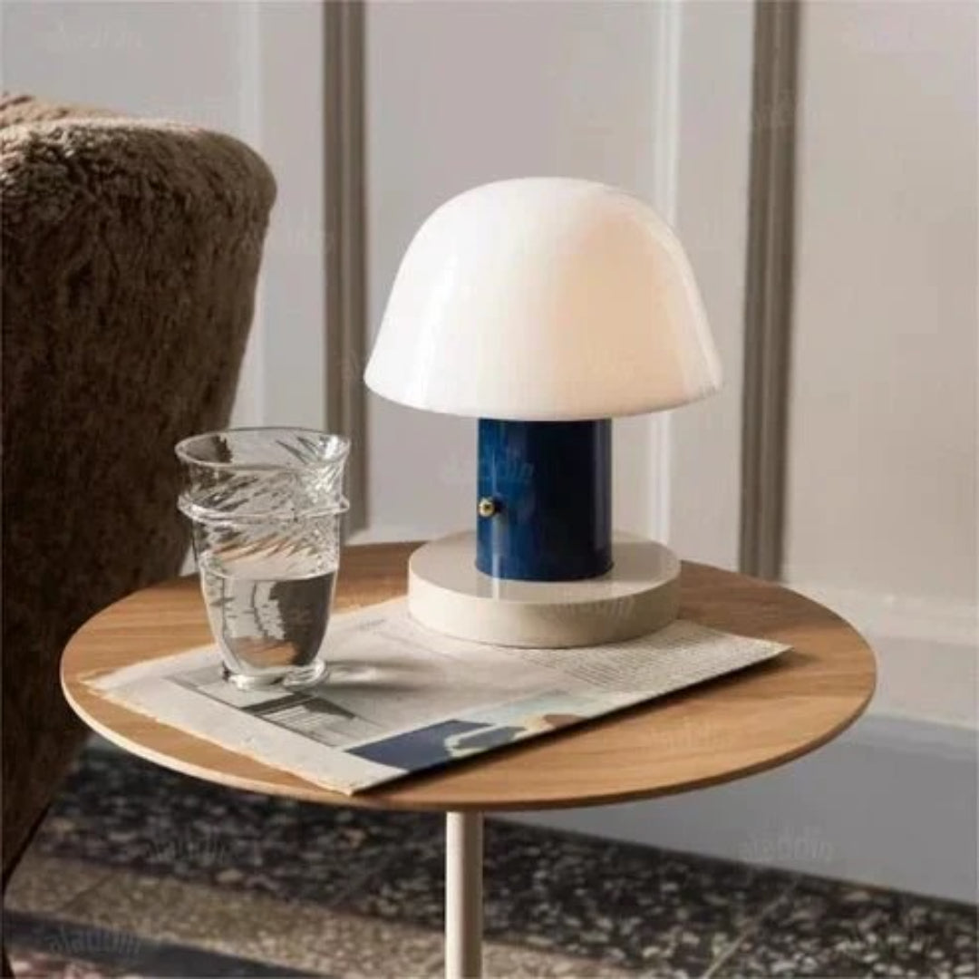 Nowoczesna lampa stołowa Mushroom – widok produktu 8 | Nuvira Home