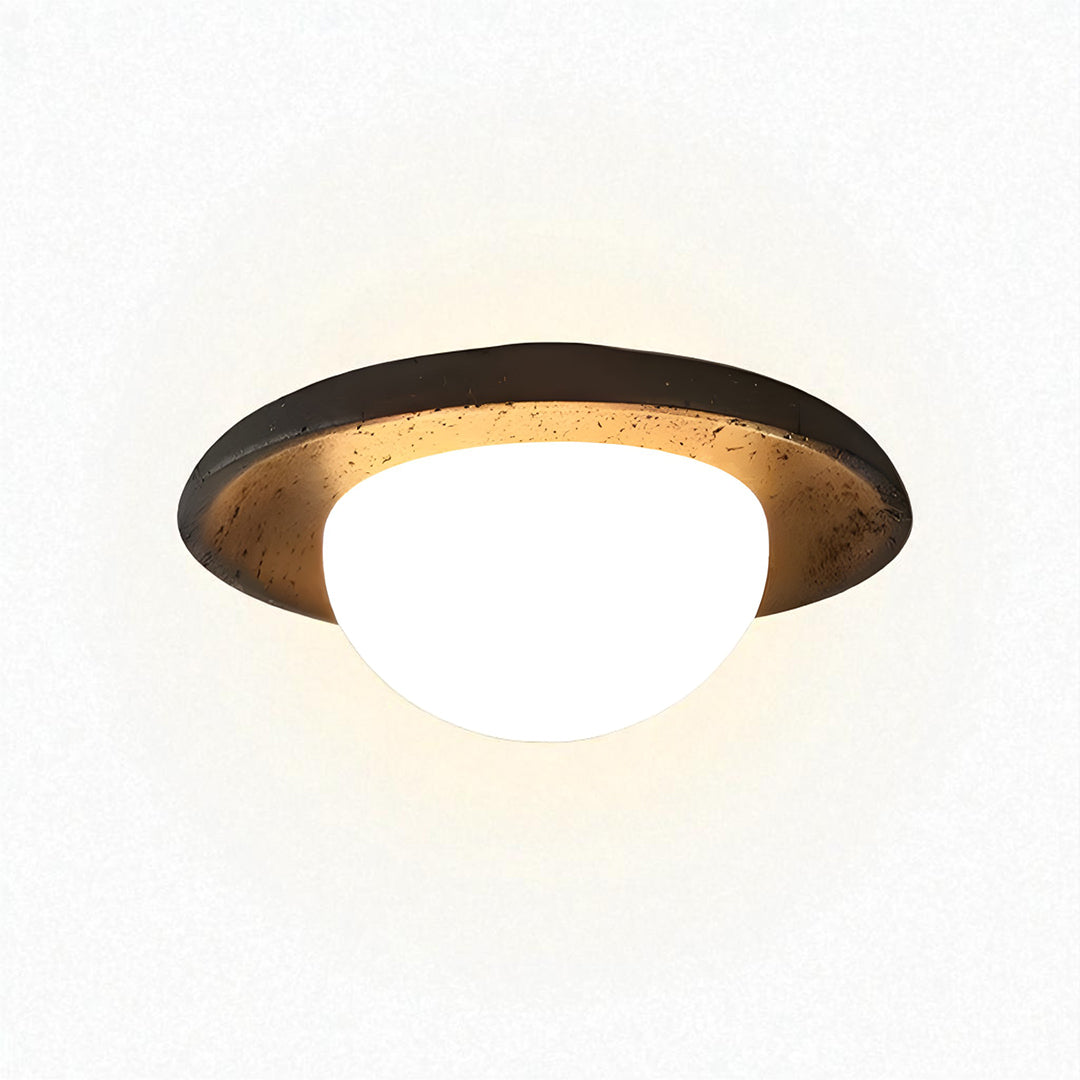 Nowoczesna lampa sufitowa – Wykończenie inspirowane kamieniem naturalnym – widok produktu 2 | Nuvira Home
