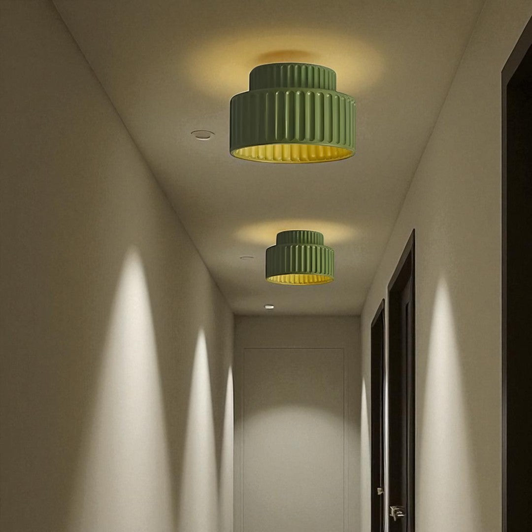 Nowoczesna lampa wisząca kolor kremowy – Elegancka – widok produktu 3 | Nuvira Home