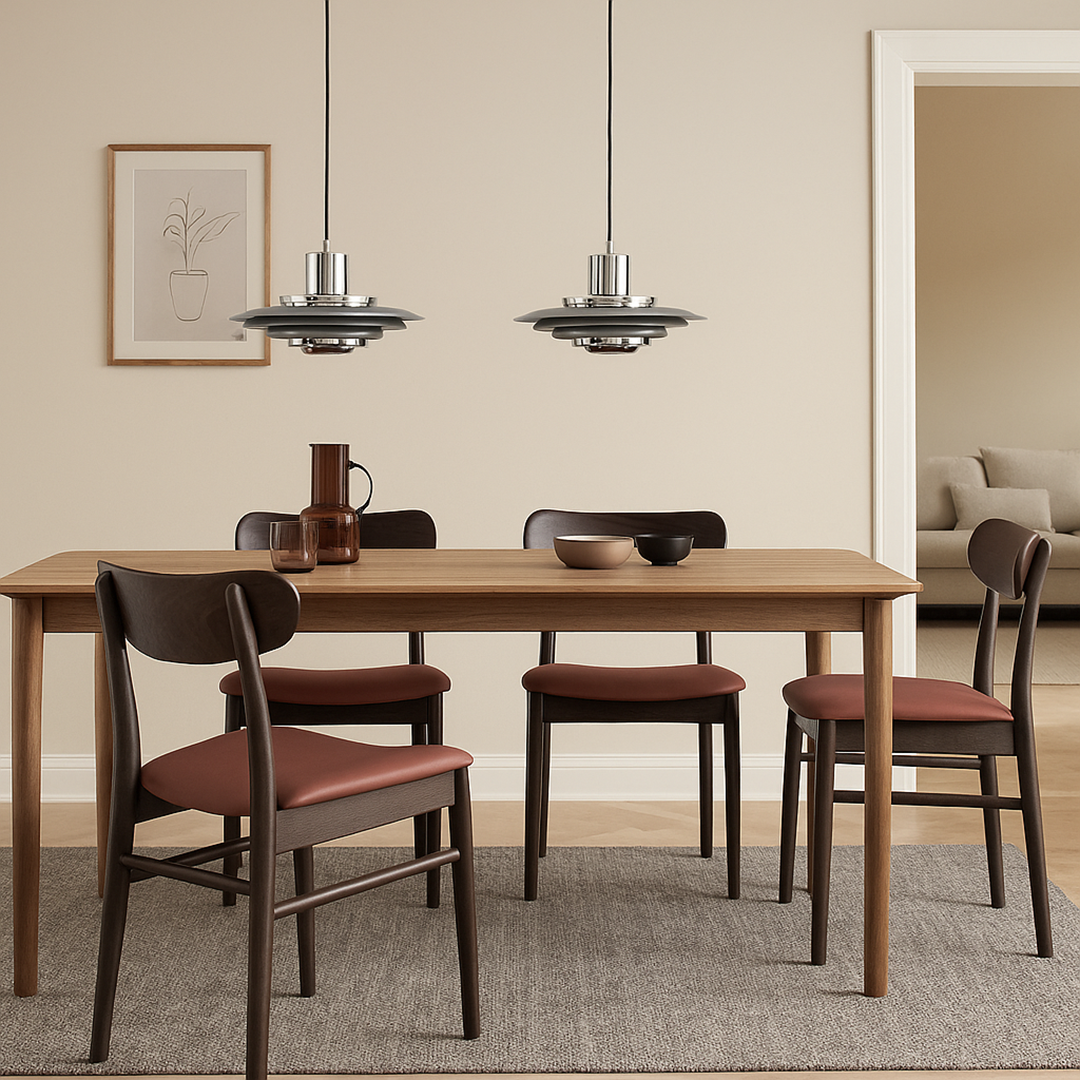 Nowoczesna Lampa Wisząca Z Aluminium – Do Jadalni – widok produktu 3 | Nuvira Home