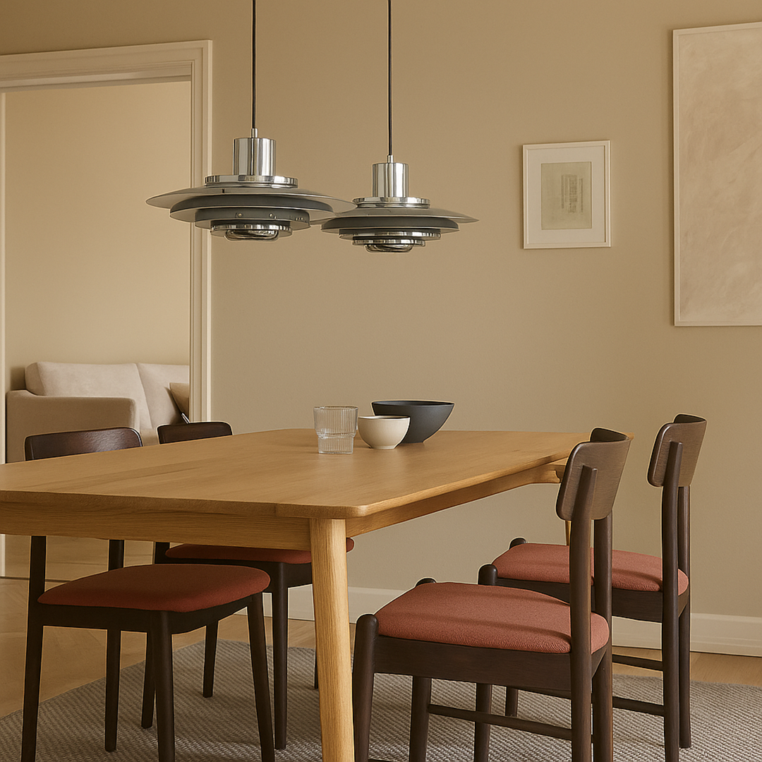 Nowoczesna Lampa Wisząca Z Aluminium – Do Jadalni – widok produktu 5 | Nuvira Home