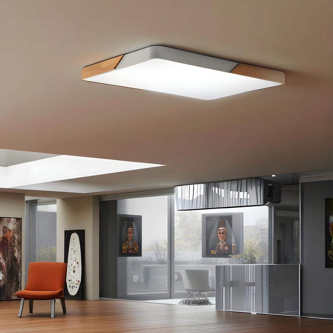 Nowoczesna Natynkowa Lampa Sufitowa – Okrągła – widok produktu 1 | Nuvira Home