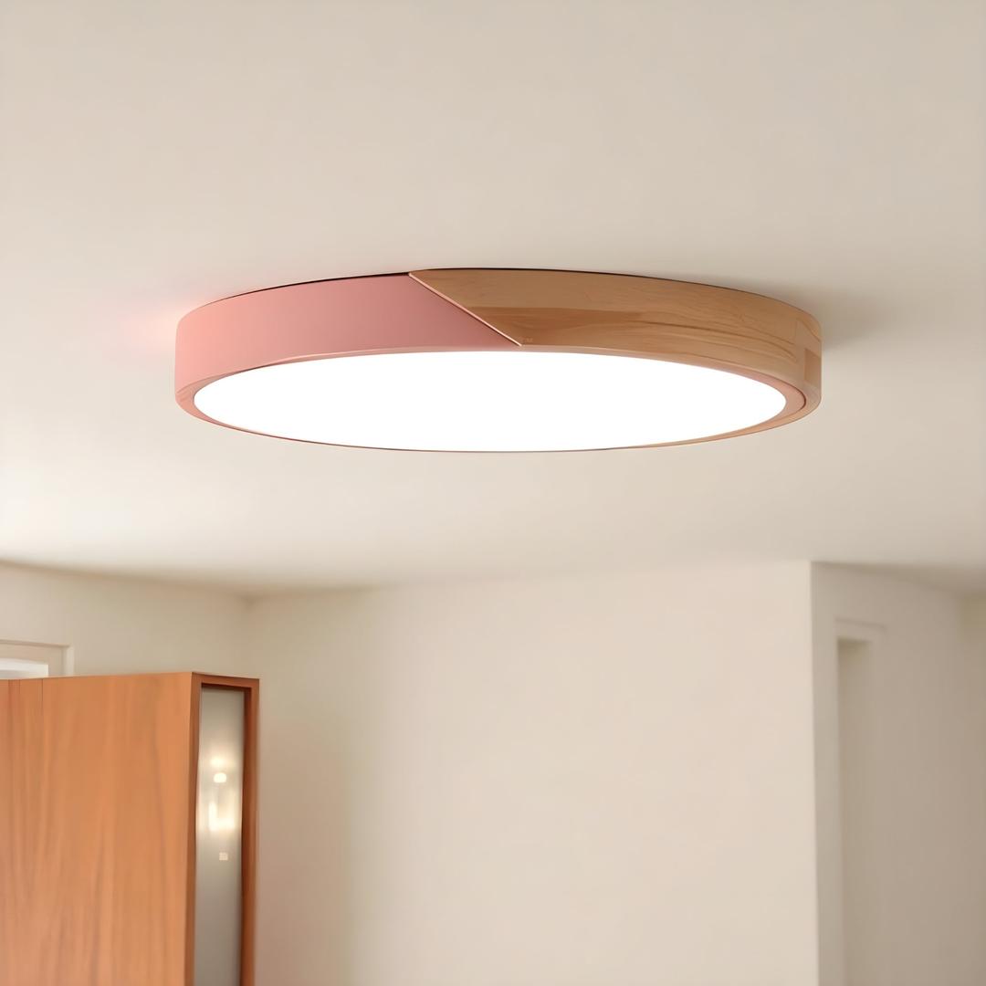Nowoczesna Natynkowa Lampa Sufitowa – Okrągła – widok produktu 6 | Nuvira Home
