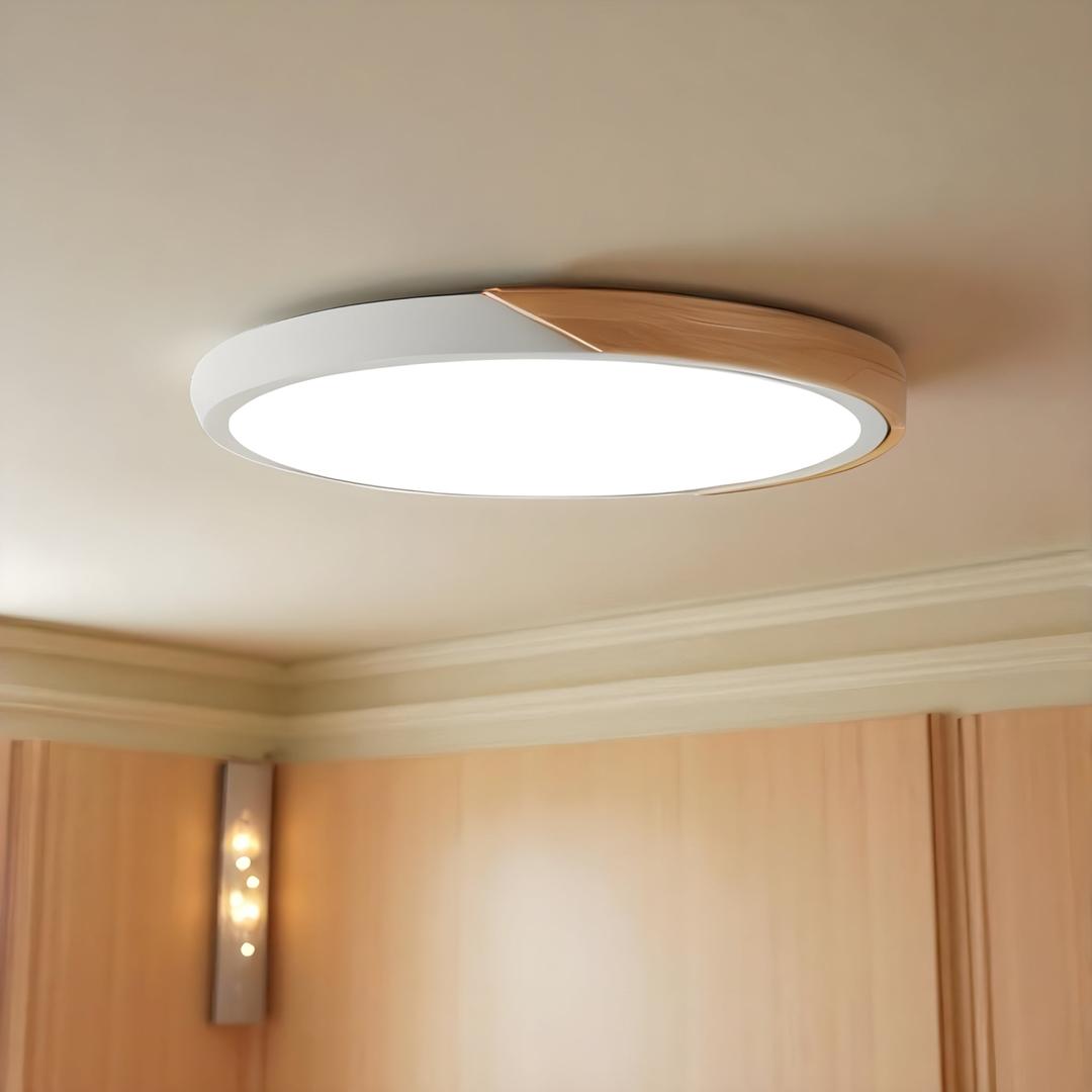 Nowoczesna Natynkowa Lampa Sufitowa – Okrągła – widok produktu 8 | Nuvira Home