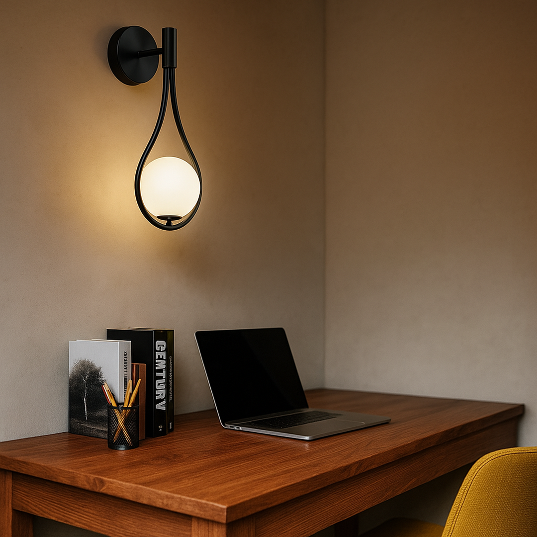 Nowoczesna nordycka lampa ścienna – Regulowany design – widok produktu 7 | Nuvira Home