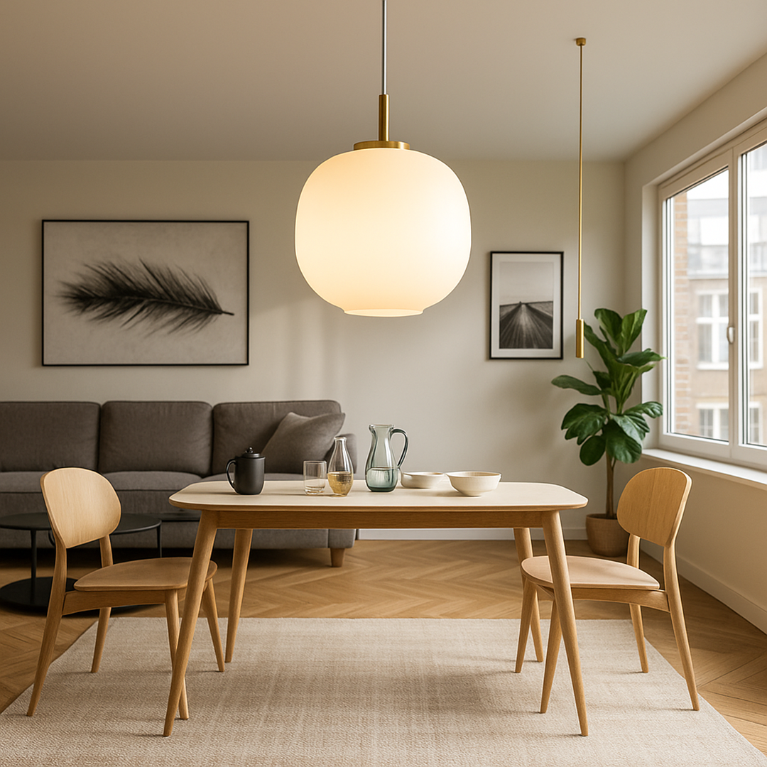 Nowoczesna Nordycka Lampa Wisząca W Stylu Radius – Skandynawska – widok produktu 5 | Nuvira Home