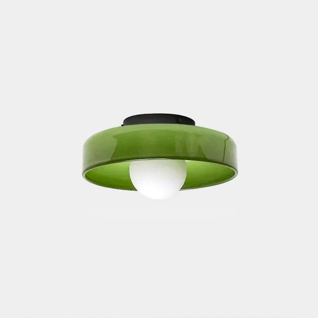 Nowoczesna Okrągła Lampa Sufitowa do Kuchni z Wbudowanym Oświetleniem LED – widok produktu 12 | Nuvira Home